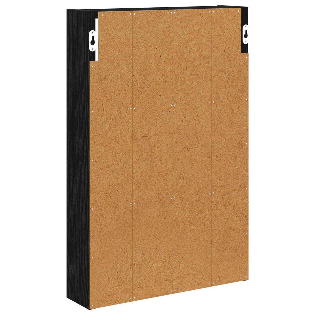 Badeværelsesvægskab Sort Eg 40 x 10 x 60,5 cm Konstrueret træ
