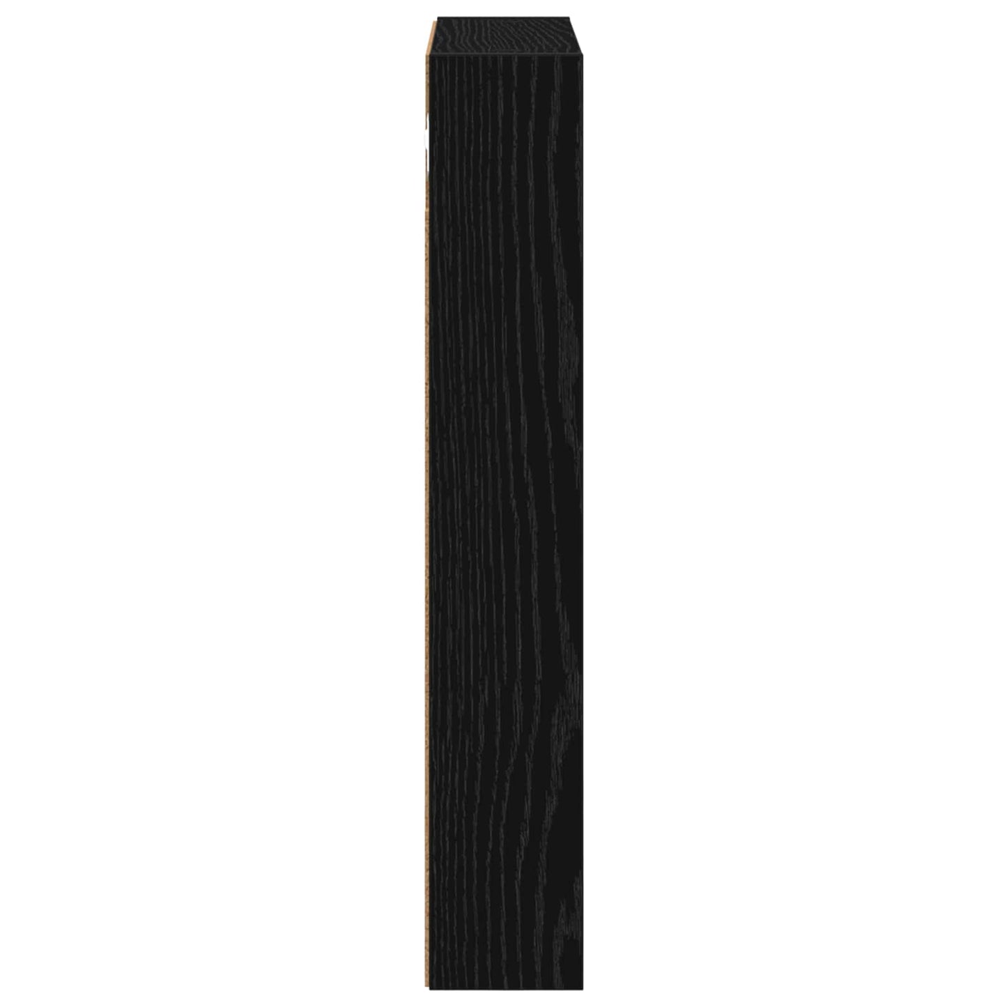 Badeværelsesvægskab Sort Eg 40 x 10 x 60,5 cm Konstrueret træ