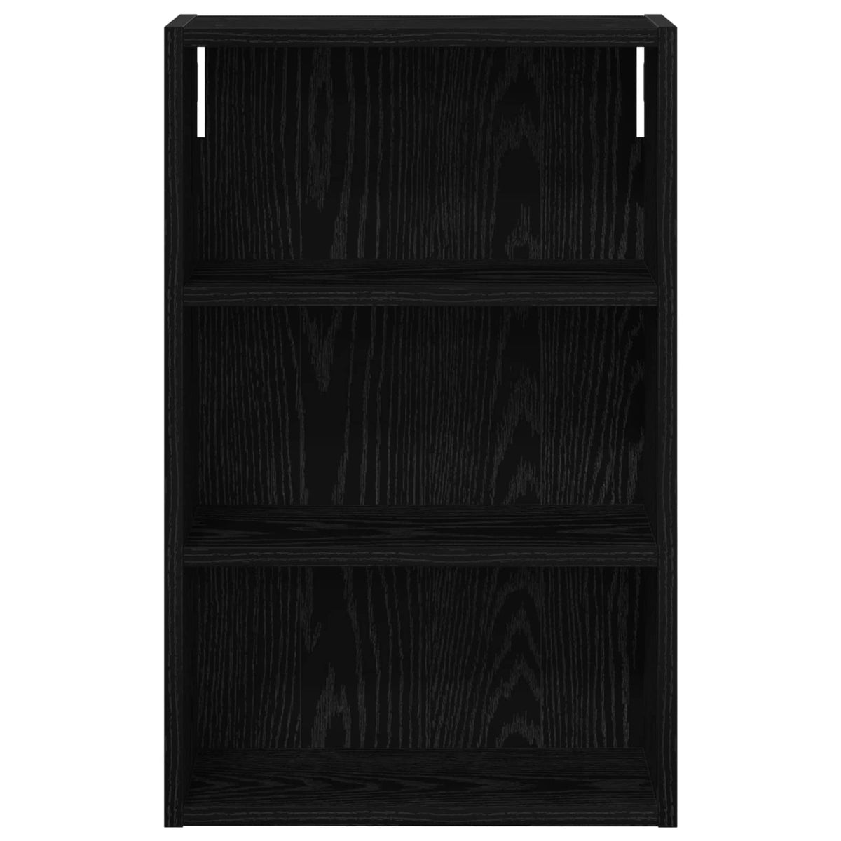 Badeværelsesvægskab Sort Eg 40 x 16 x 62,5 cm Konstrueret træ
