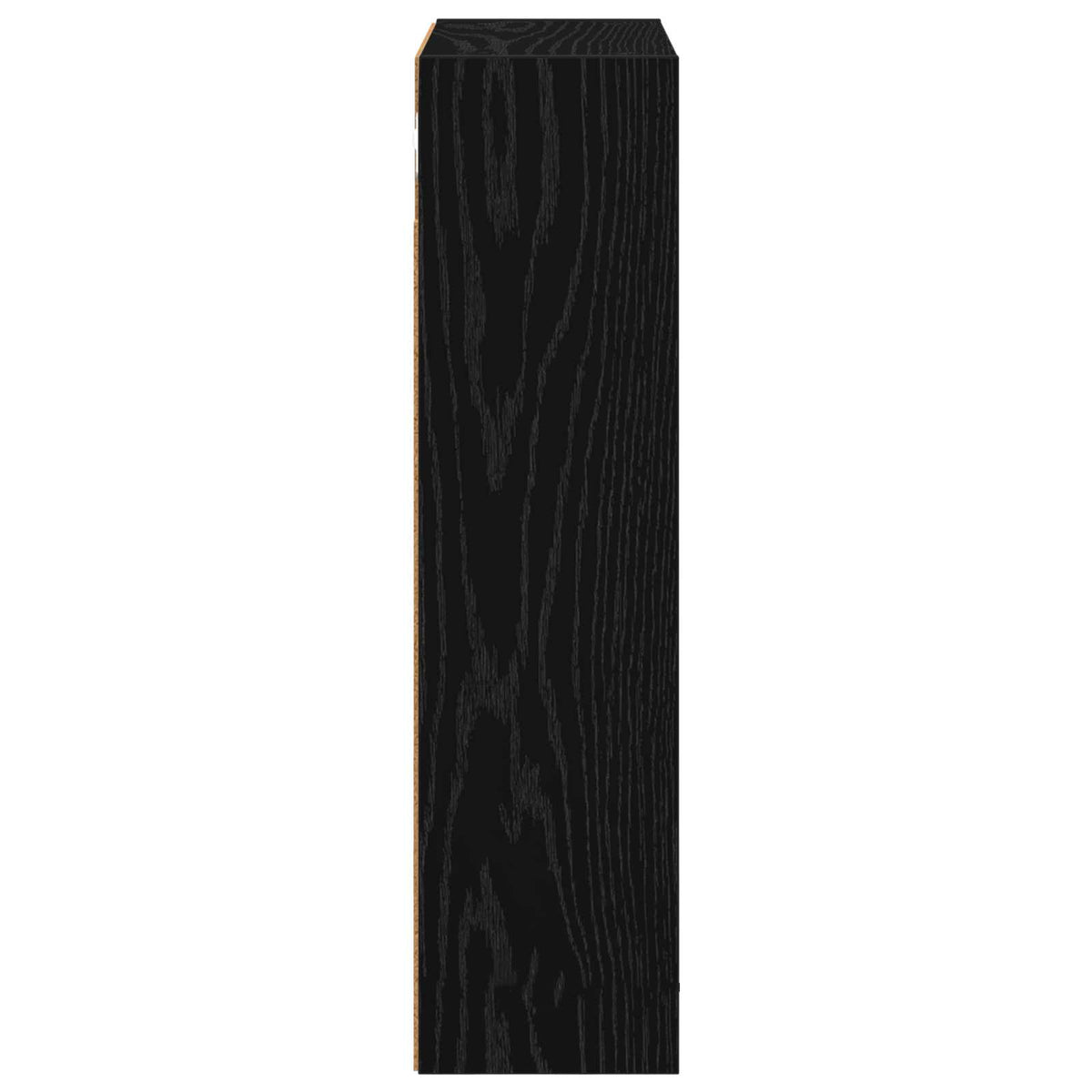 Badeværelsesvægskab Sort Eg 40 x 16 x 62,5 cm Konstrueret træ