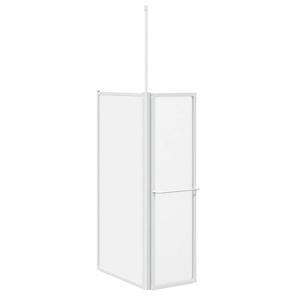 Badskærm Matteret 120 x 70 x 137 cm Aluminium