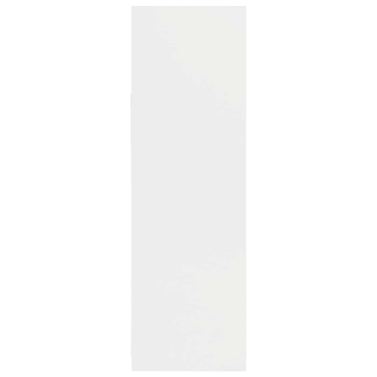 Garderobeskab med dør Hvid 79,5 x 49 x 156 cm Konstrueret træ