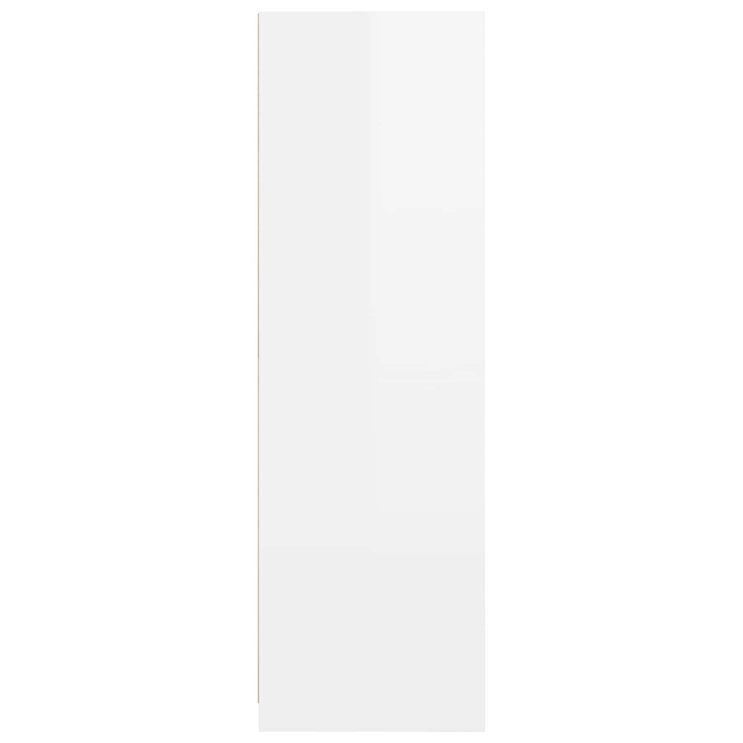 Garderobeskab Højglans Hvid 79,5 x 49 x 156 cm Konstrueret træ