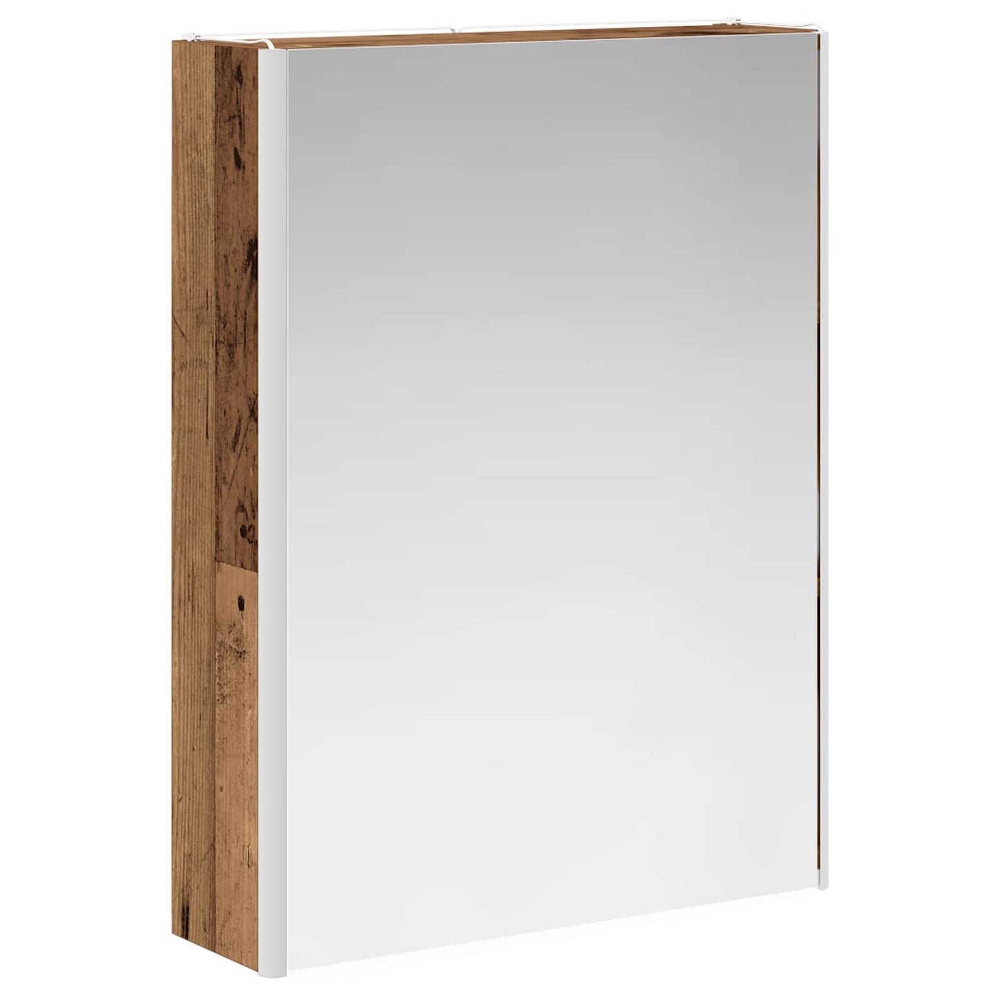 Badeværelsesskabsæt 5 stk. Gammelt træ Konstrueret træ