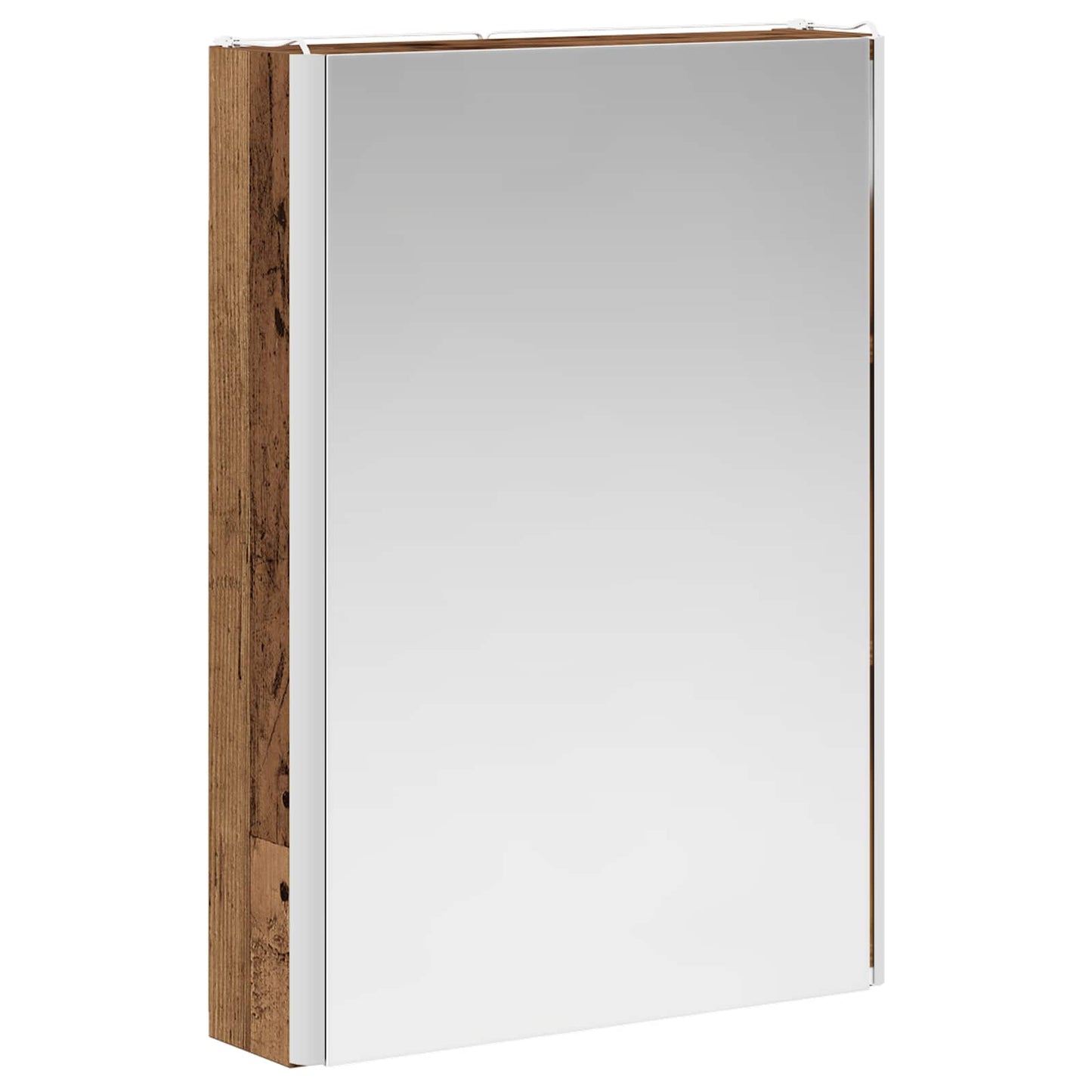 Badeværelsesmøbel sæt 5 stk. Gammelt træ