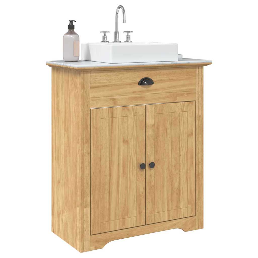 Badeværelsesskab BODO Honningbrun 70 x 35 x 80 cm