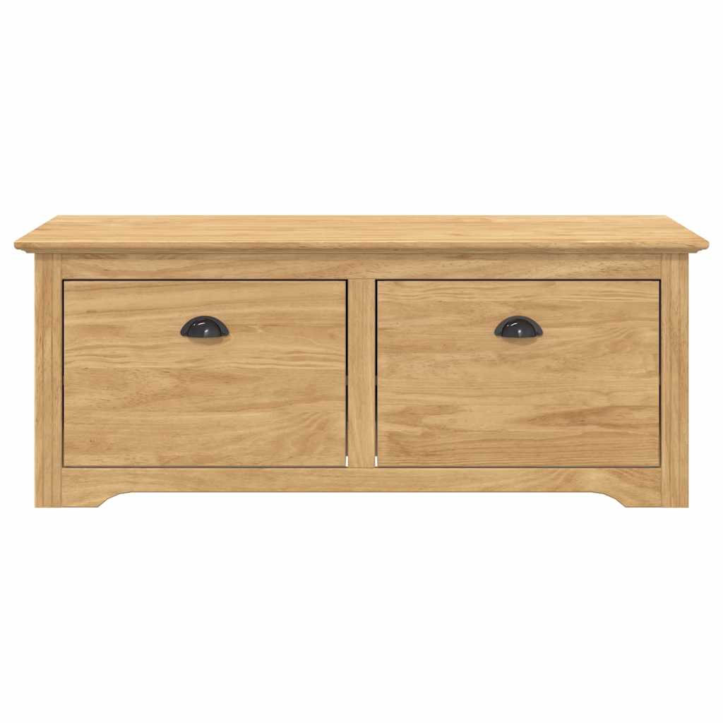 Garderobebænk BODO HonningBrun 114 x 40 x 50 cm Konstrueret træ