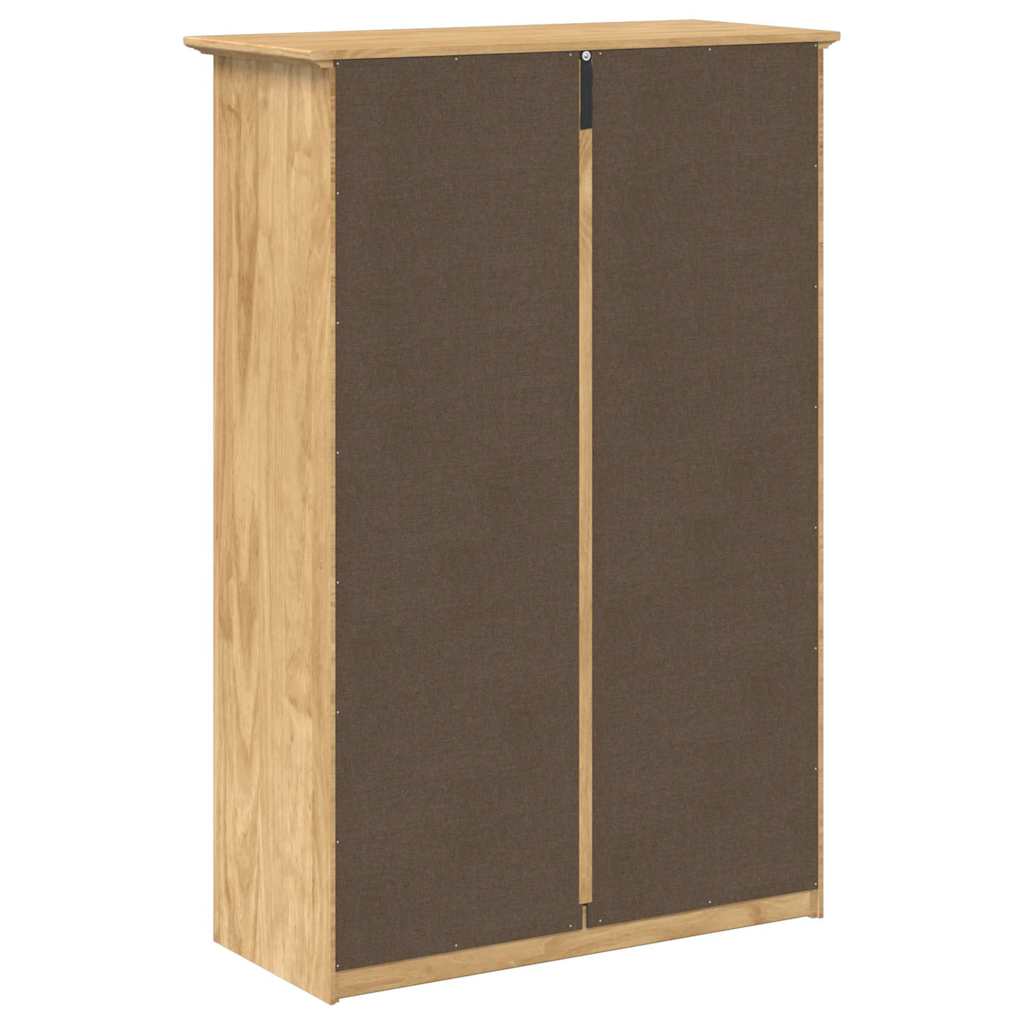 Skostativ BODO 80 x 35 x 118 cm Konstrueret træ Honningbrun