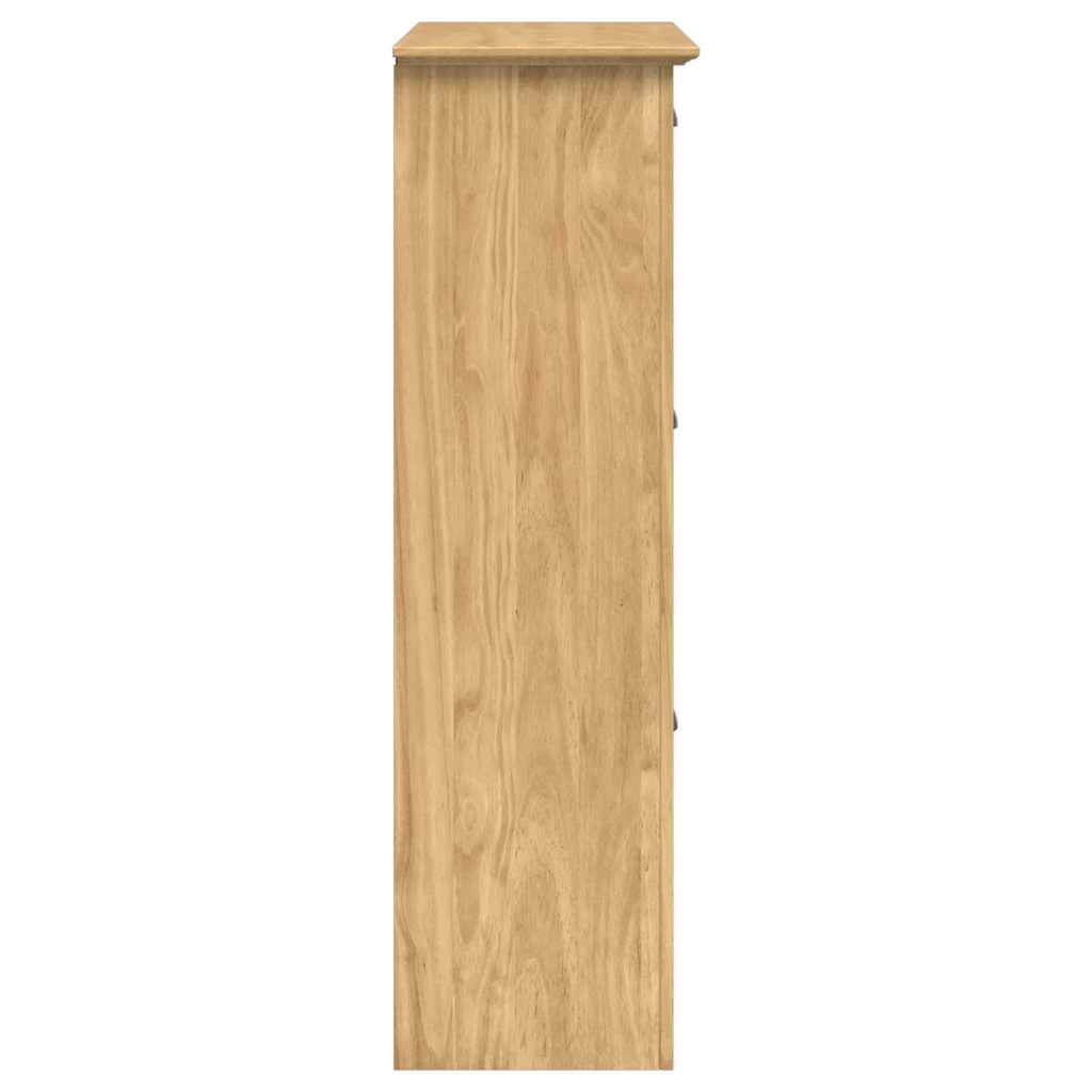 Skostativ BODO 80 x 35 x 118 cm Konstrueret træ Honningbrun