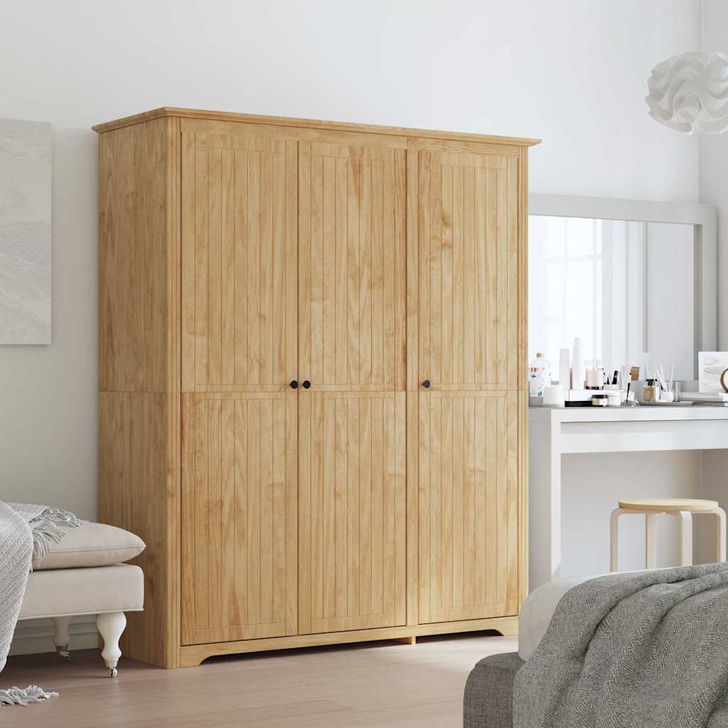 Garderobeskab BODO Honningbrun 146 x 53,5 x 173 cm