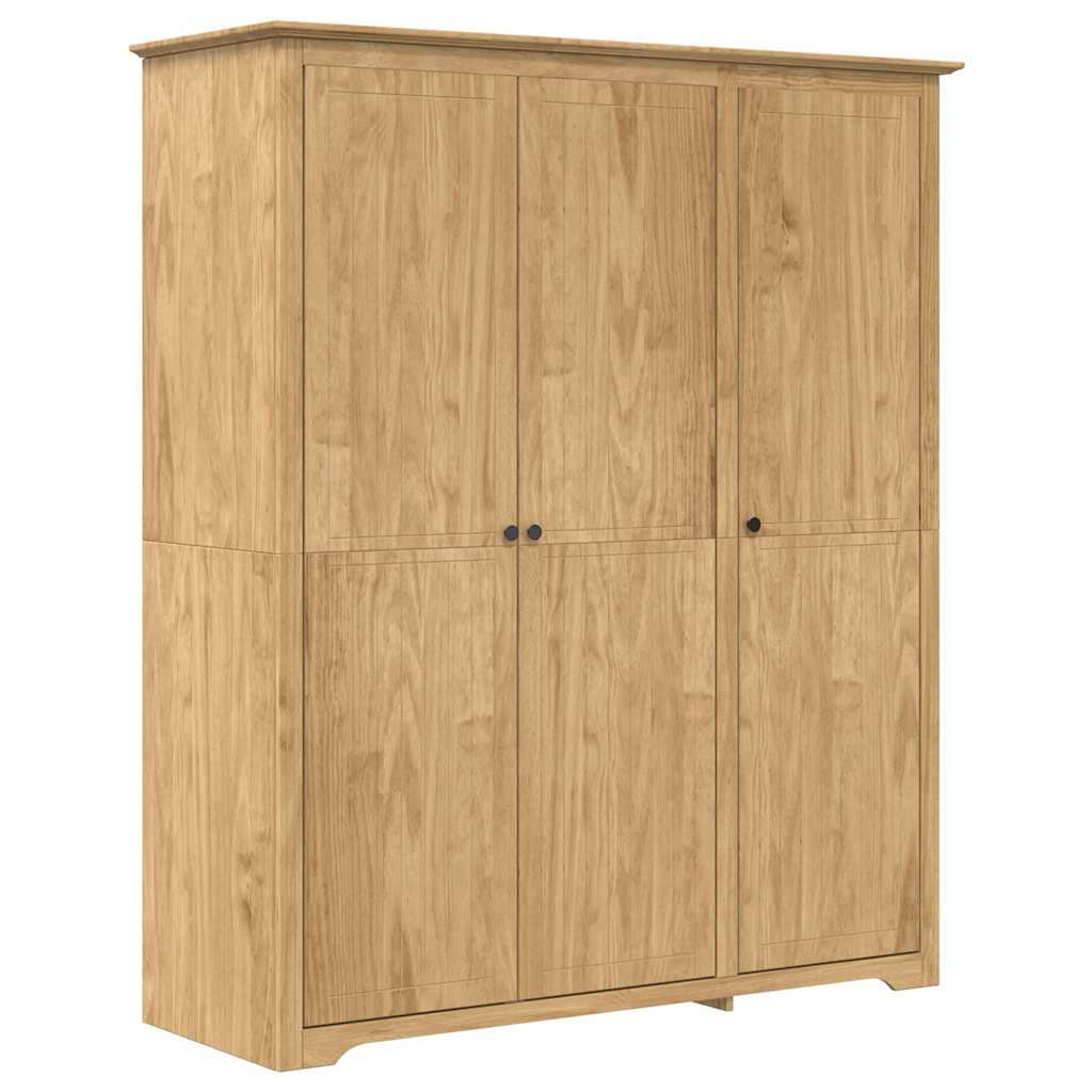Garderobeskab BODO Honningbrun 146 x 53,5 x 173 cm