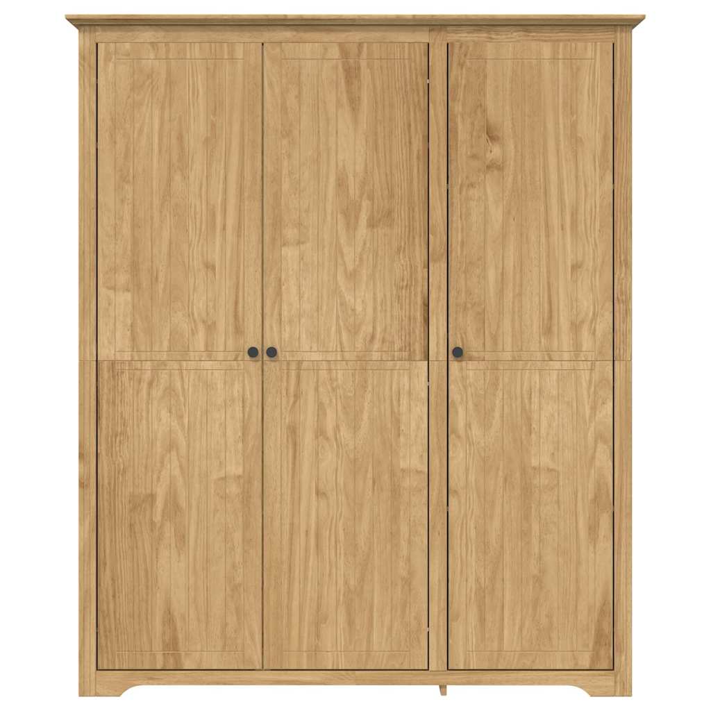 Garderobeskab BODO Honningbrun 146 x 53,5 x 173 cm