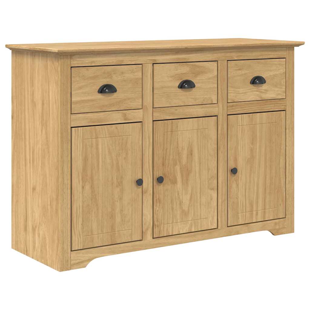 Sideboard BODO Honningbrun 115,5 x 44 x 80 cm Konstrueret træ