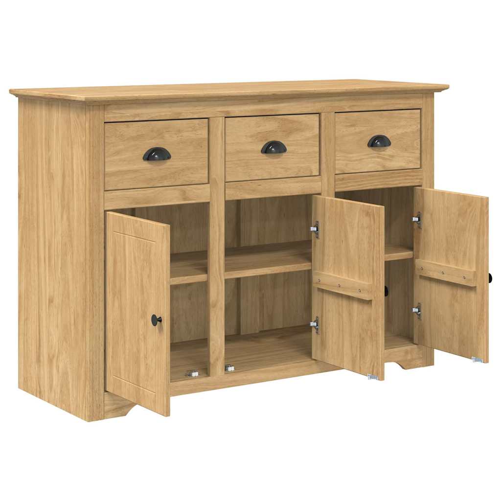 Sideboard BODO Honningbrun 115,5 x 44 x 80 cm Konstrueret træ