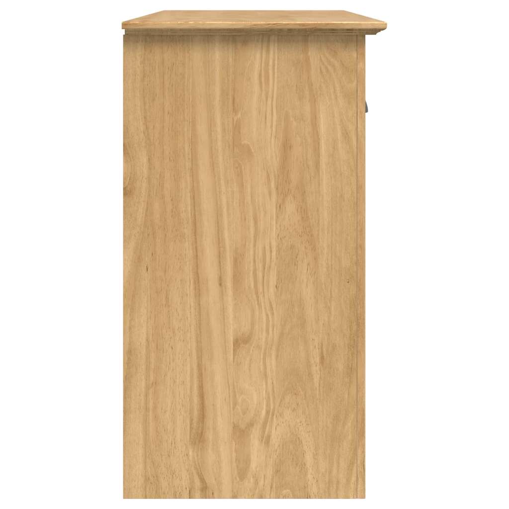 Sideboard BODO Honningbrun 115,5 x 44 x 80 cm Konstrueret træ
