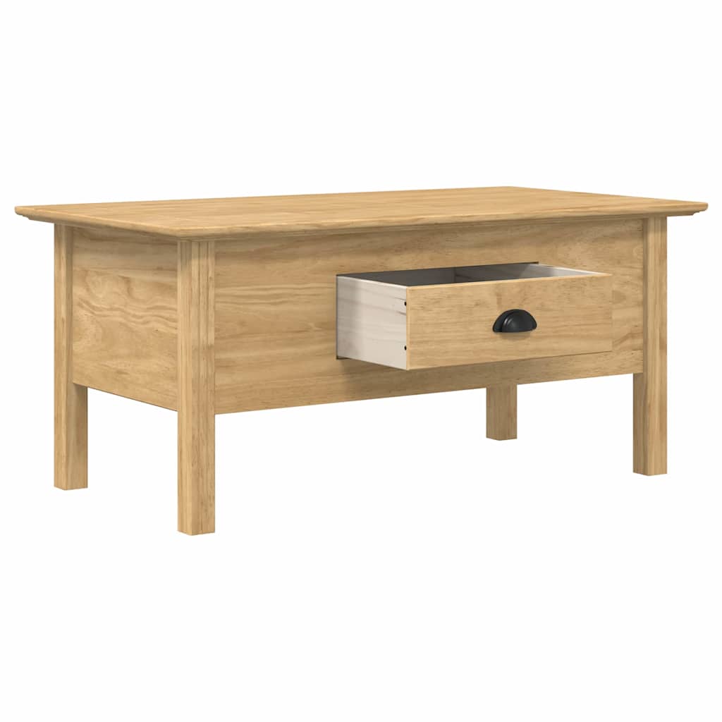 Sofabord BODO Honningbrun 100 x 55 x 45,8 cm Konstrueret træ