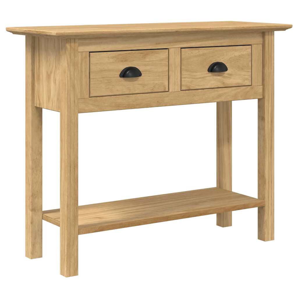 Konsolbord BODO Honningbrun 91 x 34.7 x 74 cm Konstrueret træ