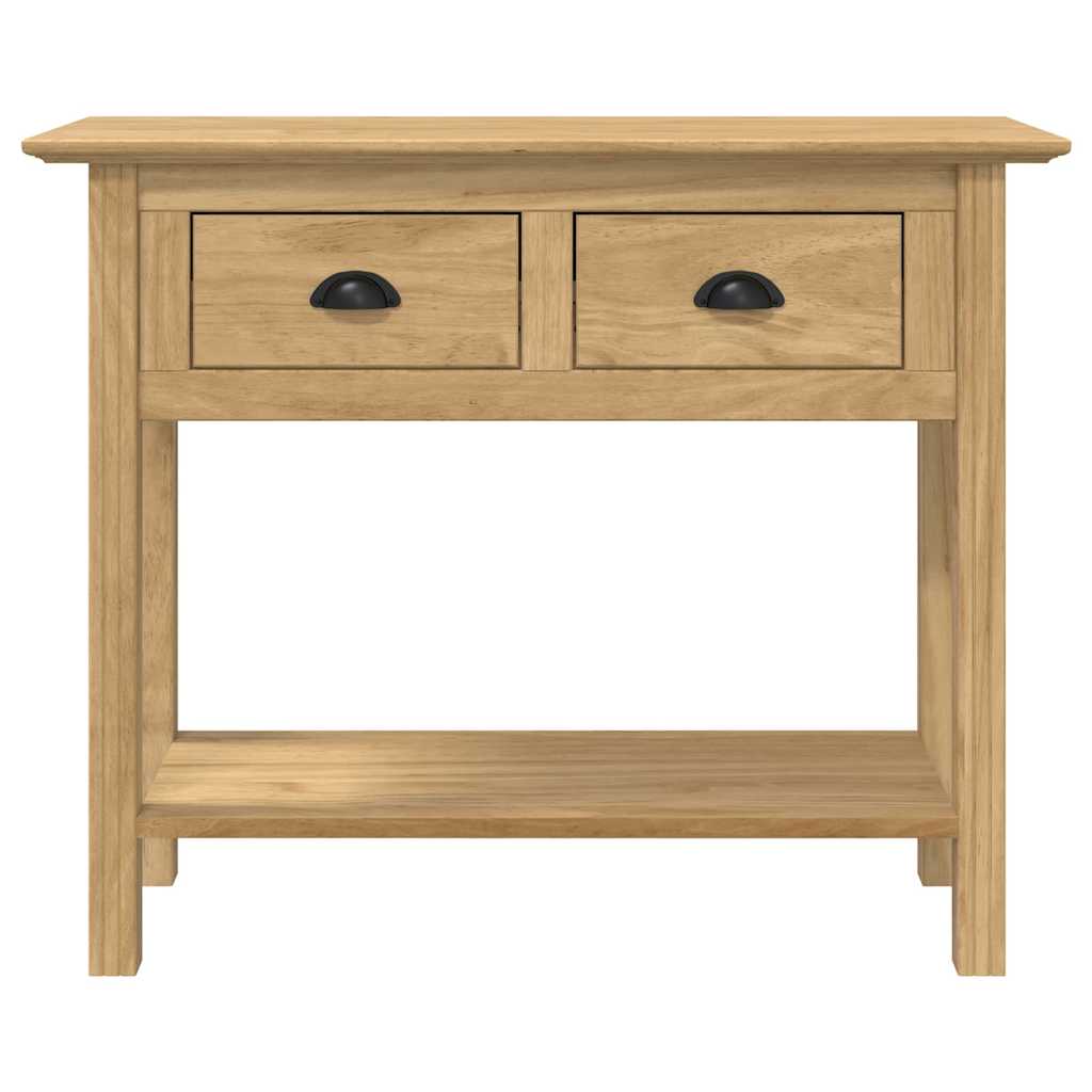 Konsolbord BODO Honningbrun 91 x 34.7 x 74 cm Konstrueret træ