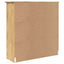 Skab med Glasdøre BODO Honningbrun 115,5 x 38,5 x 117,7 cm