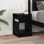 Endebord Sort eg 30,5 x 30 x 45 cm Konstrueret træ