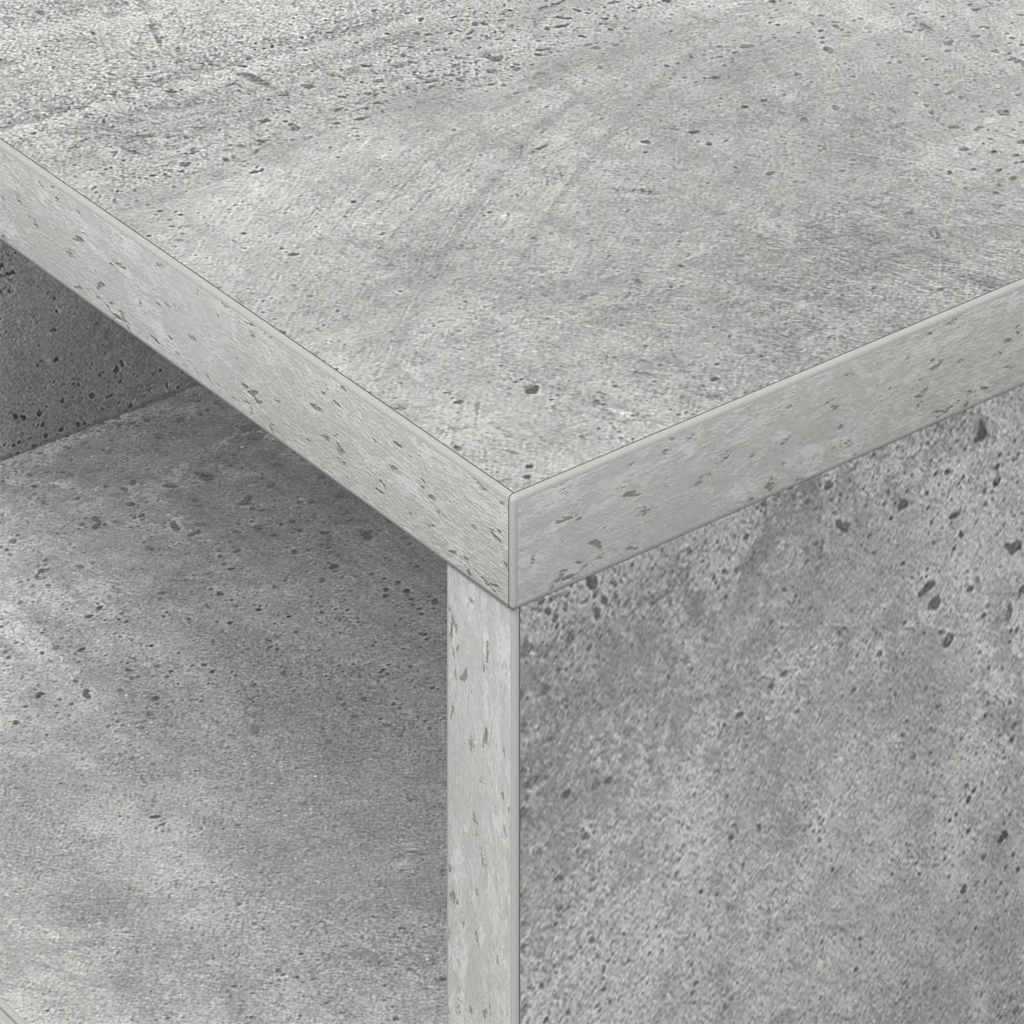 Endebord Beton Grå 30,5 x 30 x 45 cm Konstrueret træ