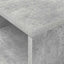 Endebord 2 stk. Beton Grå 30,5 x 30 x 45 cm Konstrueret træ