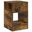 Endebord 2 stk. Røget eg 30,5 x 30 x 45 cm Konstrueret træ