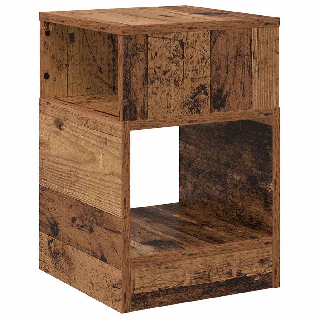 Endebord Gammelt træ 30,5 x 30 x 45 cm Konstrueret træ