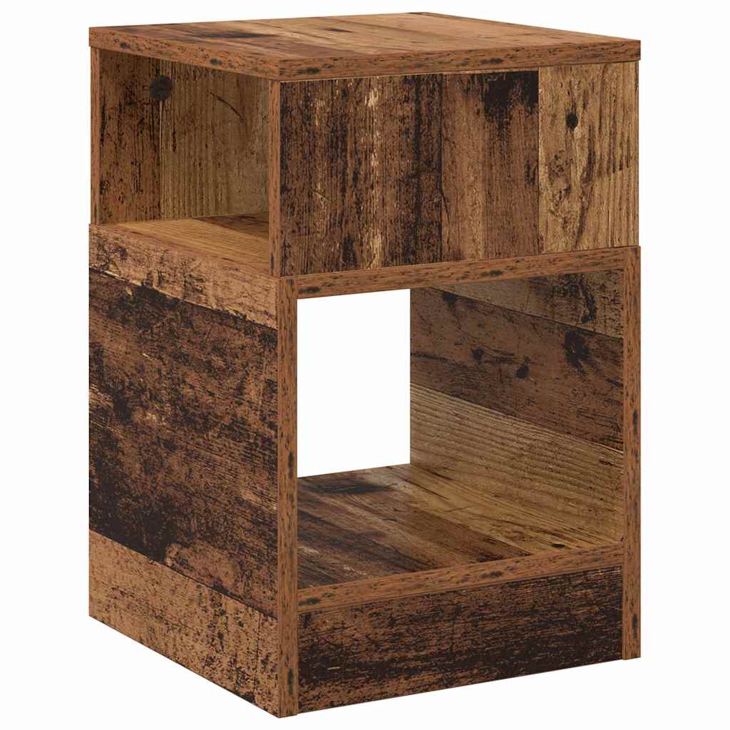 Endebord Gammelt træ 30,5 x 30 x 45 cm Konstrueret træ