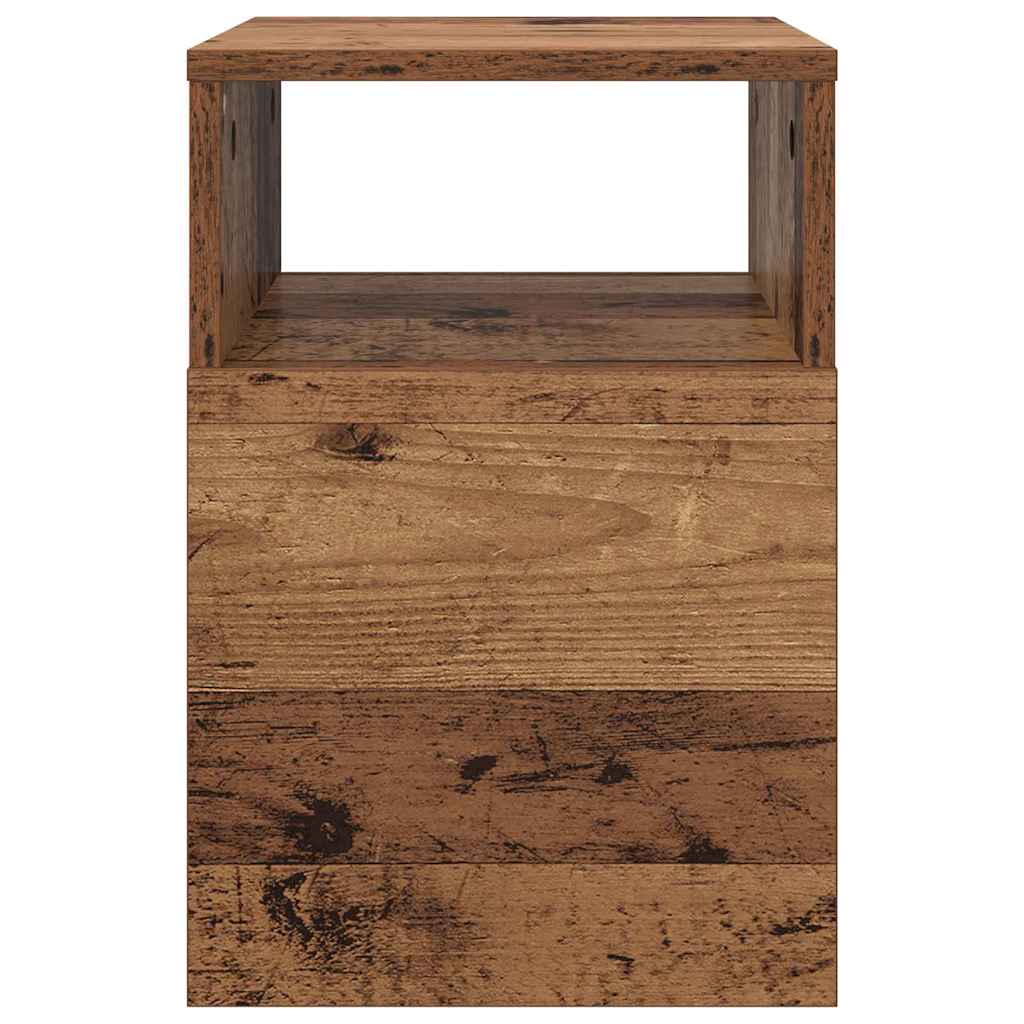 Endebord Gammelt træ 30,5 x 30 x 45 cm Konstrueret træ