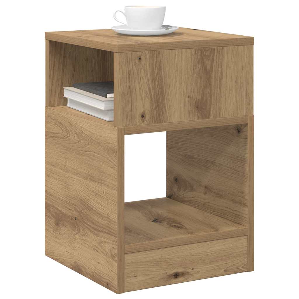 Endebord 2 stk. Artisan Egetræ 30,5 x 30 x 45 cm