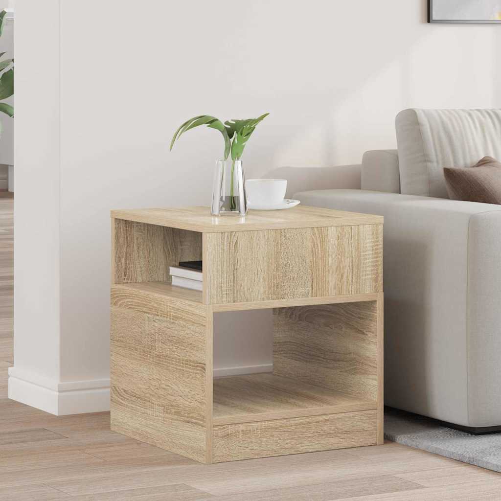 Endebord Sonoma eg 40,5 x 40 x 45 cm Konstrueret træ