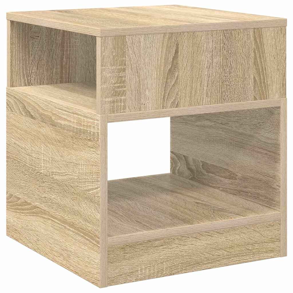Endebord Sonoma eg 40,5 x 40 x 45 cm Konstrueret træ