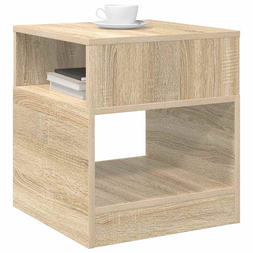 Endebord Sonoma eg 40,5 x 40 x 45 cm Konstrueret træ