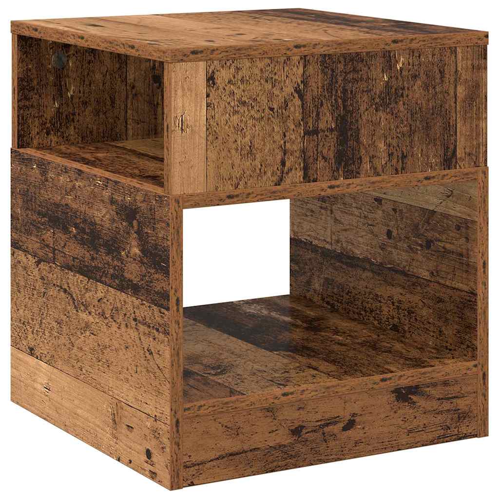 Endebord Gammelt træ 40,5 x 40 x 45 cm Konstrueret træ