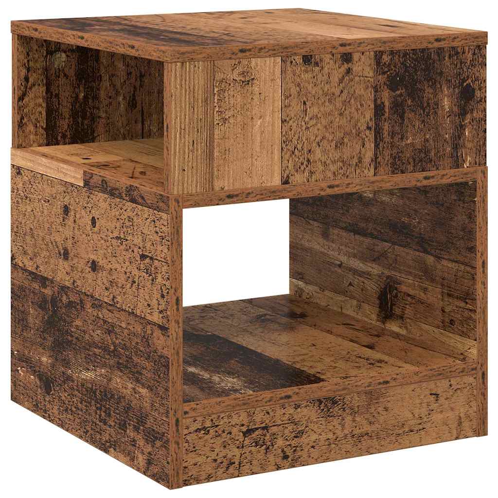 Endebord Gammelt træ 40,5 x 40 x 45 cm Konstrueret træ