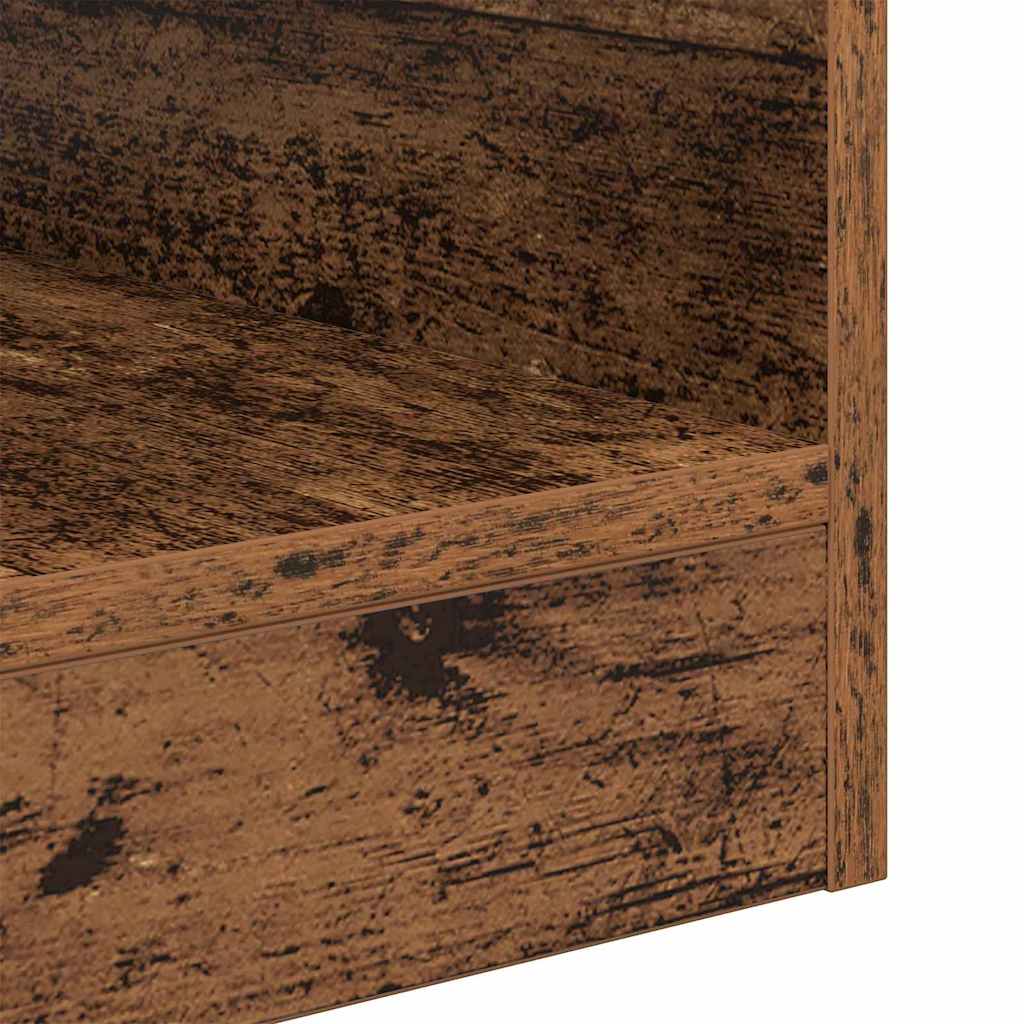 Endebord 2 stk. Gammelt træ 40,5 x 40 x 45 cm Konstrueret træ