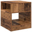 Endebord 2 stk. Gammelt træ 40,5 x 40 x 45 cm Konstrueret træ