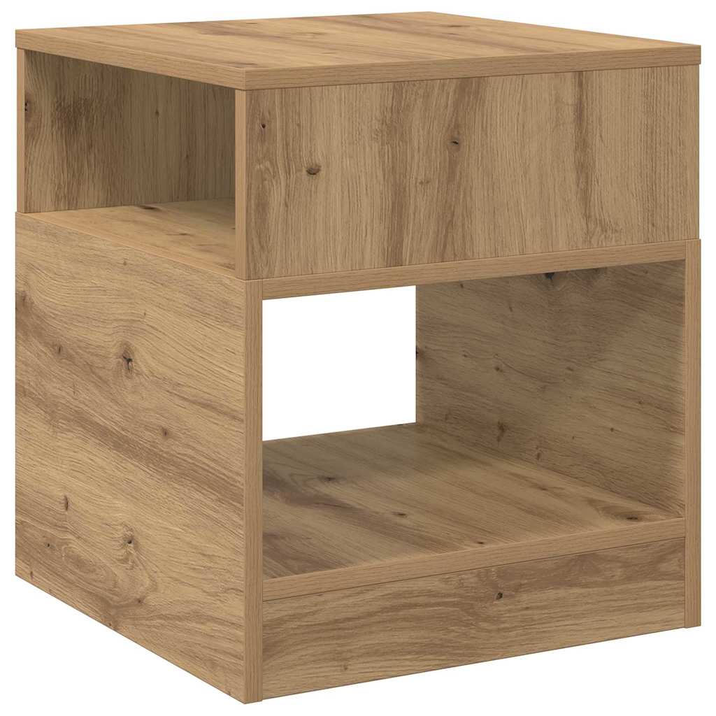 Endebord 2 stk. Artisan Egetræ 40,5 x 40 x 45 cm