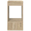 Endebord Sonoma eg 30 x 30 x 56 cm Konstrueret træ