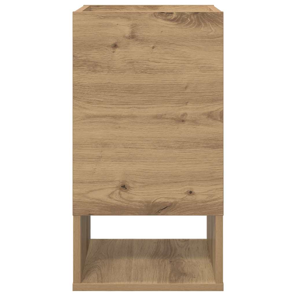 Endebord Artisan Egetræ 30 x 30 x 56 cm Konstrueret træ
