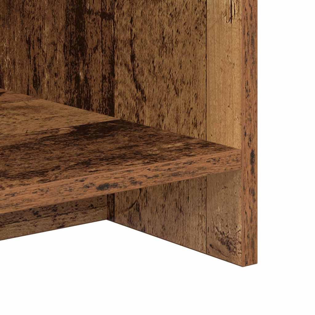TV-bord 102 x 35 x 45 cm Gammelt træ Konstrueret træ