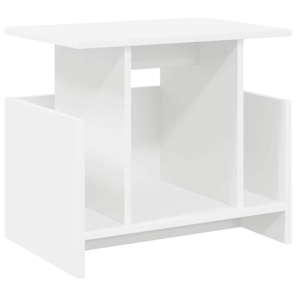 TV-bord 50 x 35 x 45 cm Hvid Konstrueret træ