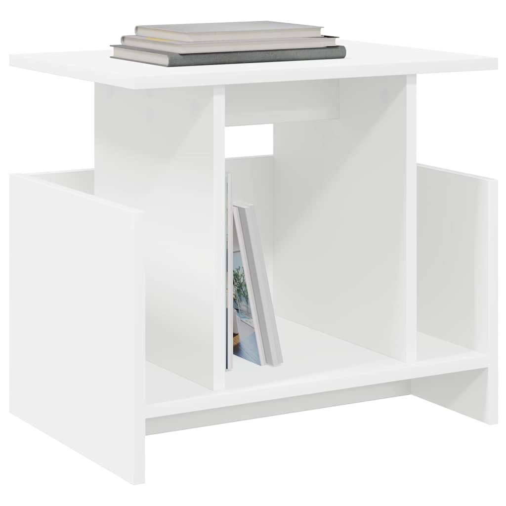 TV-bord 50 x 35 x 45 cm Hvid Konstrueret træ