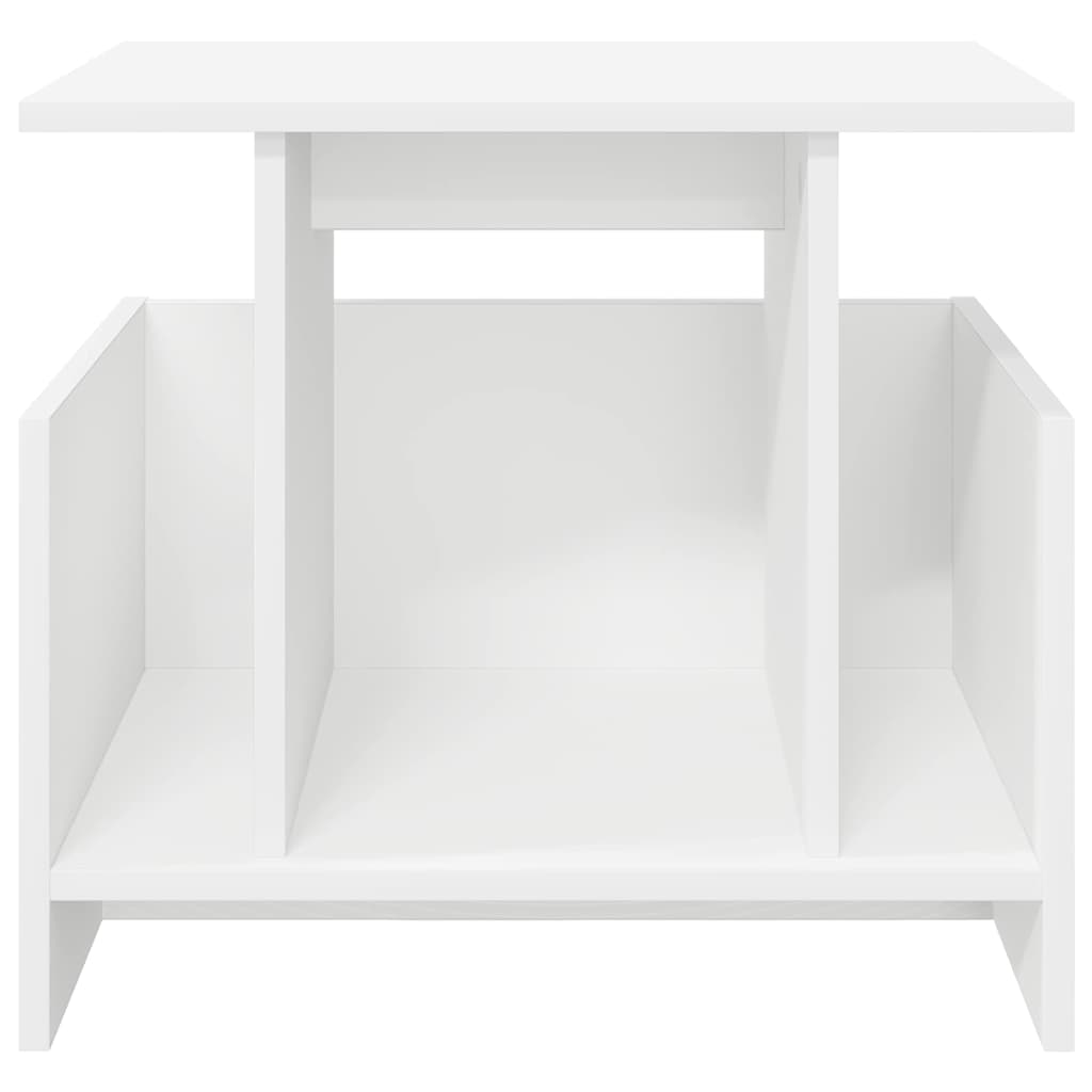 TV-bord 2 stk. Hvid Konstrueret træ