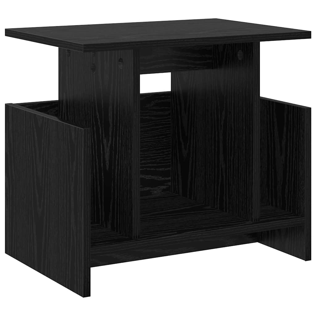 TV-bord 50 x 35 x 45 cm Sort eg Konstrueret træ