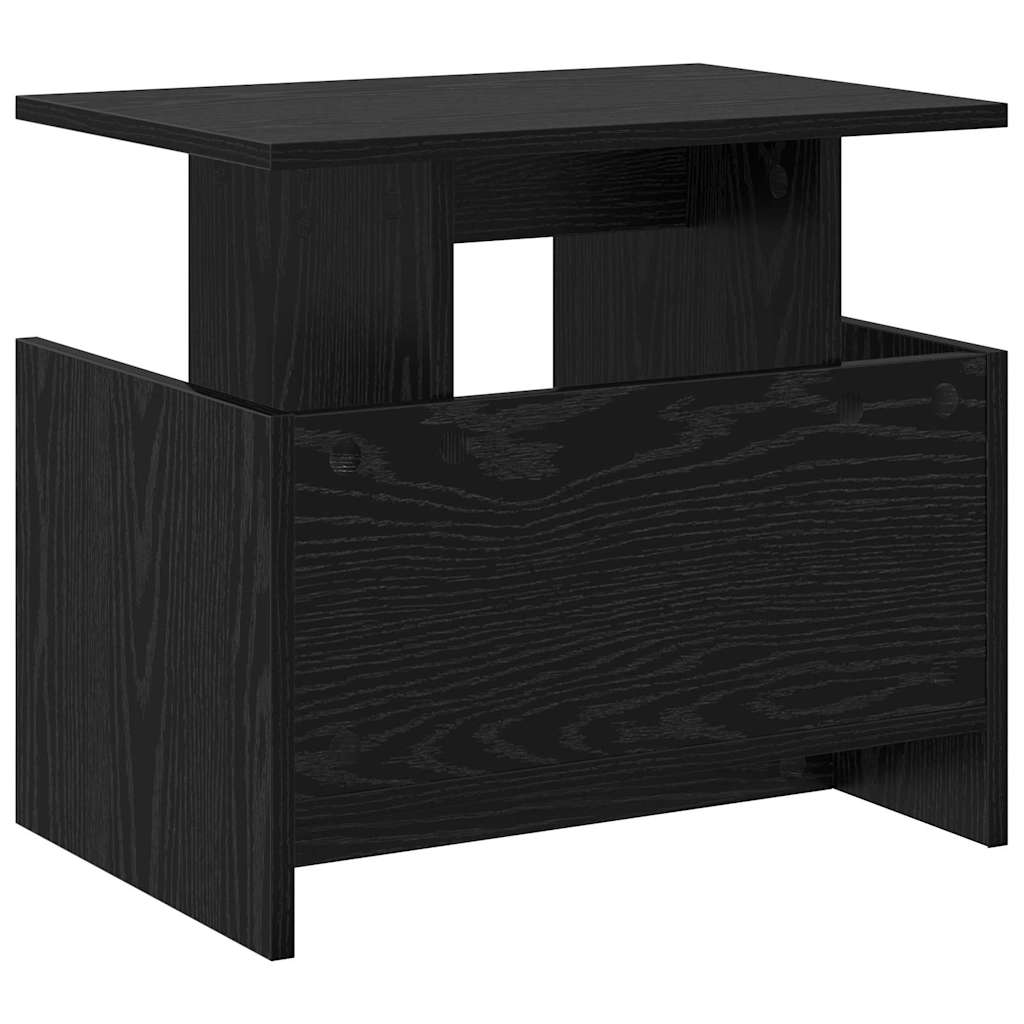 TV-bord 50 x 35 x 45 cm Sort eg Konstrueret træ