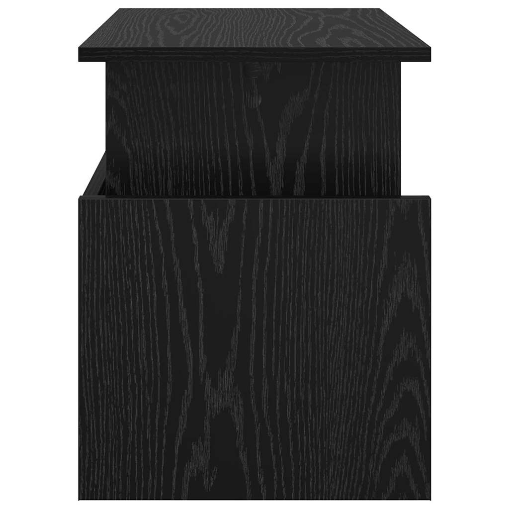TV-bord 50 x 35 x 45 cm Sort eg Konstrueret træ