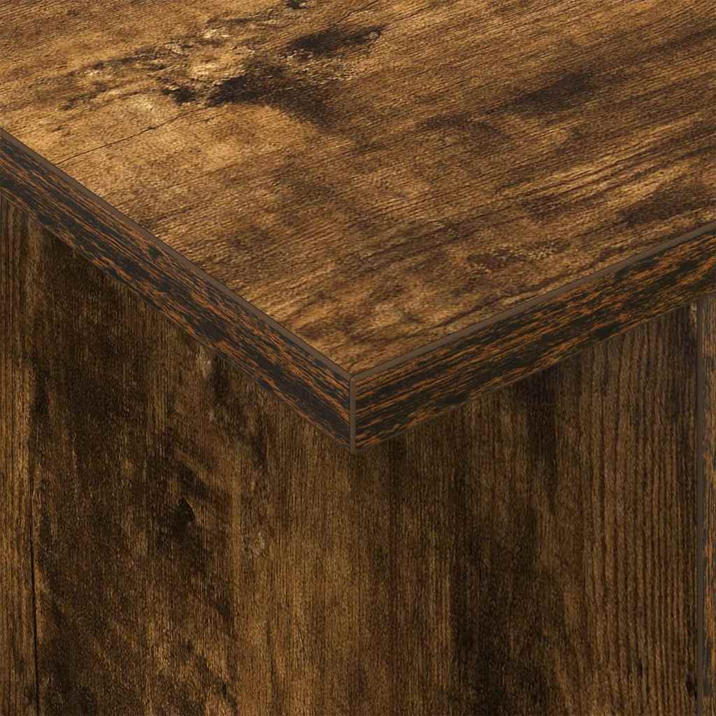 TV-bord 2 stk. Røget eg Konstrueret træ