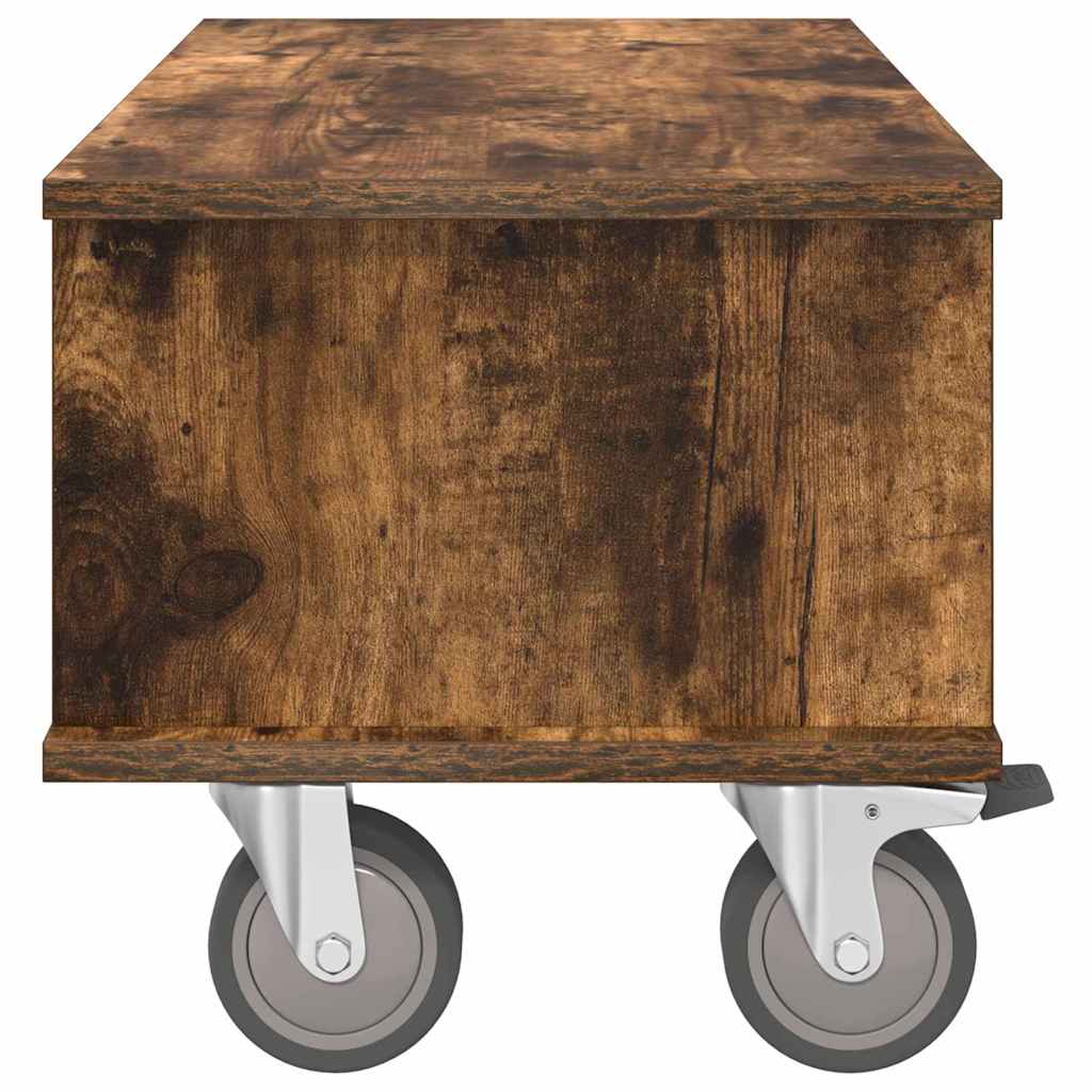 TV-bord 68,5 x 35 x 35 cm Røget eg Konstrueret træ